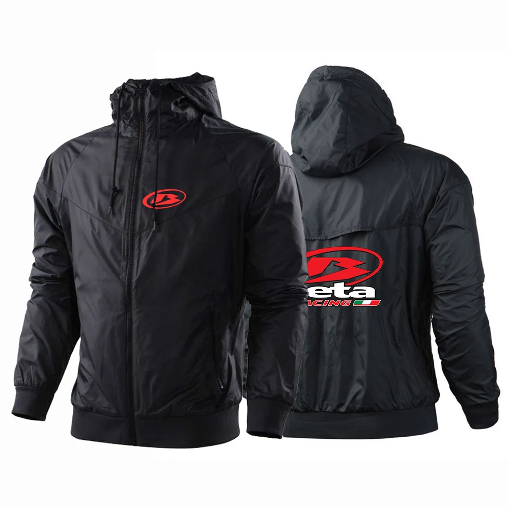 Beta Racing-Chaqueta de Motocross para hombre, cortavientos de retales, informal, Harajuku, ropa deportiva al aire libre, novedad de 2022