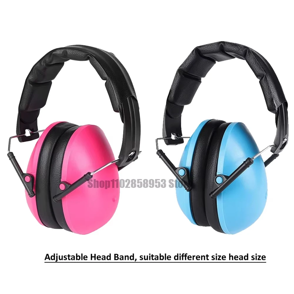 New Upgrade Sponge Adjustable Kids Child Baby Earmuffs Hearing Protection Ear Defender Noise Reduction Safety for Sport Shooting