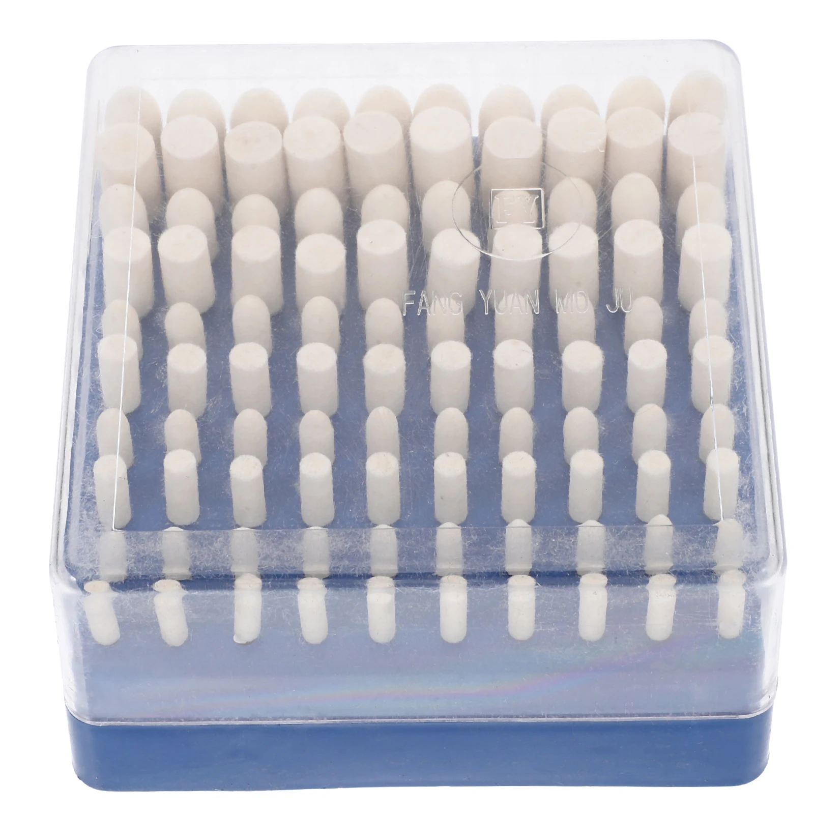 

100pcs Grinding Wheels Polishing Bits Wool Buffing Heads Stainless H White Tools Felt Buffing Heads for Glass Jewelry