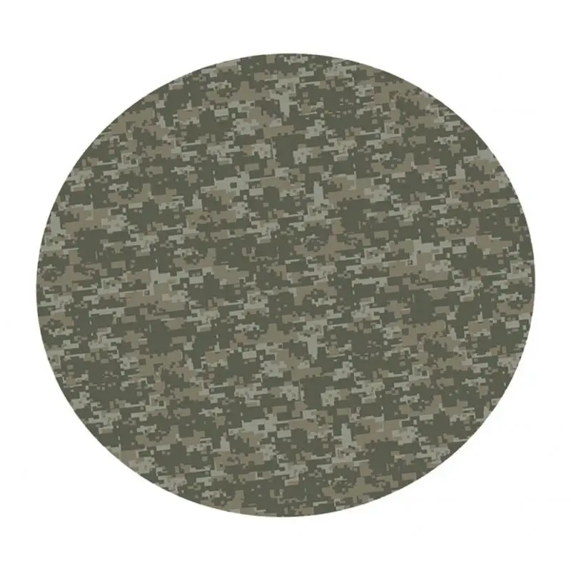 Waterproof Round Table Cover Elastic Fit Vinyl Surface Table Topper for Restaurant Picnic Party and BBQ Tables