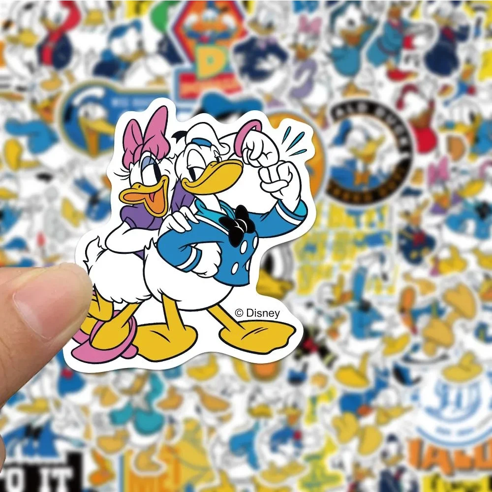 10/30/50pcs Disney Cute Cartoon Donald Duck Graffiti Stickers Laptop Phone Scrapbook Diary Luggage Stationery Sticker Kid Toy