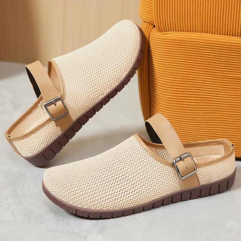 

Женская обувь без шнуровки, стильные дышащие повседневные лоферы, легкие модные нескользящие кроссовки на плоской подошве для мам, новые весенние модные кроссовки