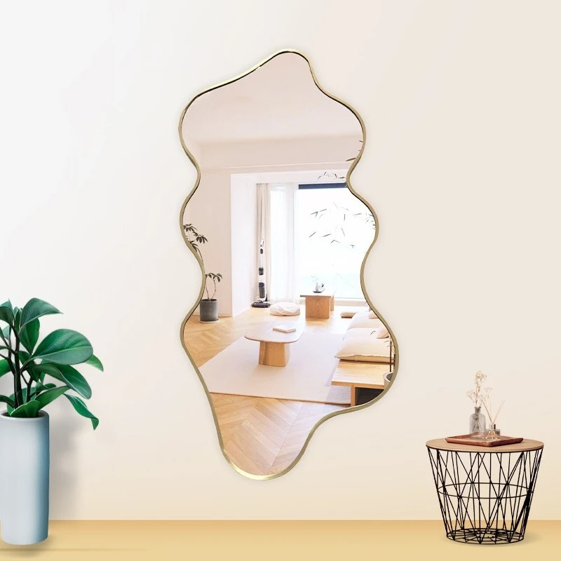 Nordic full-body mirror household wall-mounted entrance dressing mirror