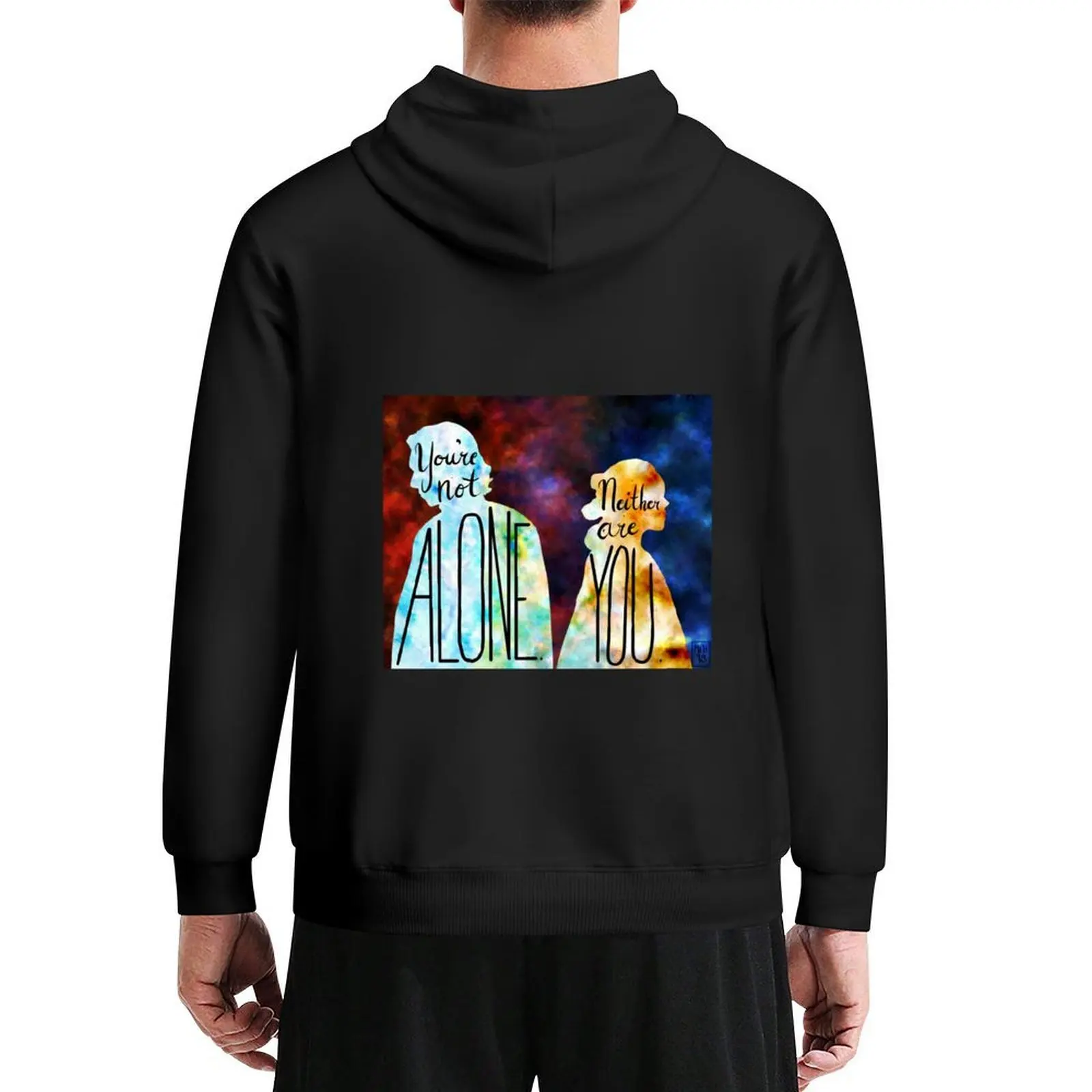 

You're Not Alone. Rey - Kylo Ren Hoodie korean style clothes mens designer clothes men wear men's oversize hoodie