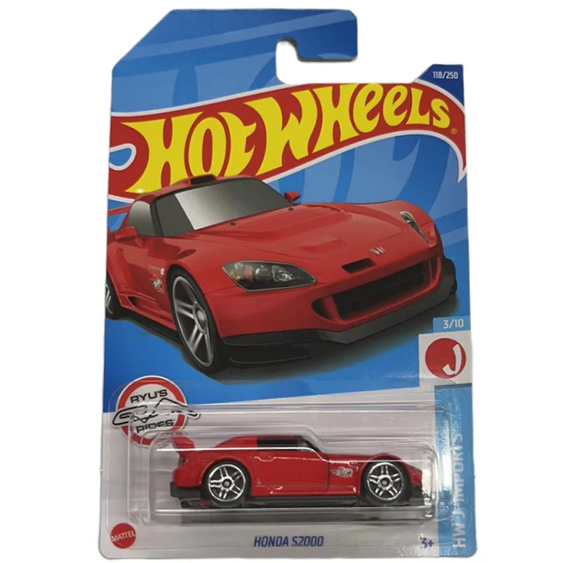 Hot Wheels 2022F/E/P Volvo Lamborghini McLaren Elva Dodge Nissan Mazda Camaro Honda Corvette Ford Toy Car Diecast Model 1/64