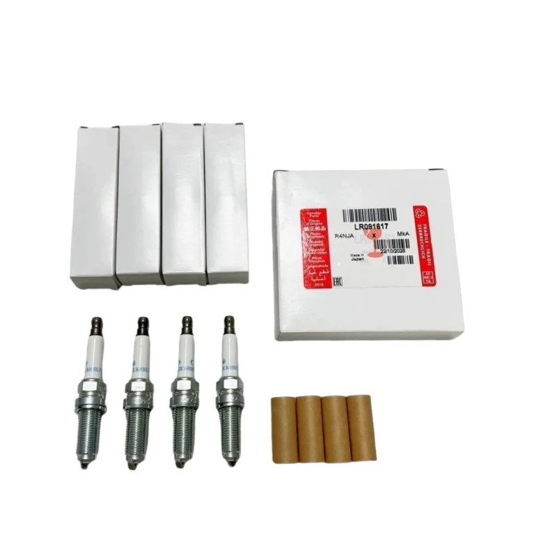 Original 4PCS LR091617 LR050998 T4A14455 Spark Plug For Land Rover Evoque Discovery Sport Velar Jaguar XE XF F‑PACE