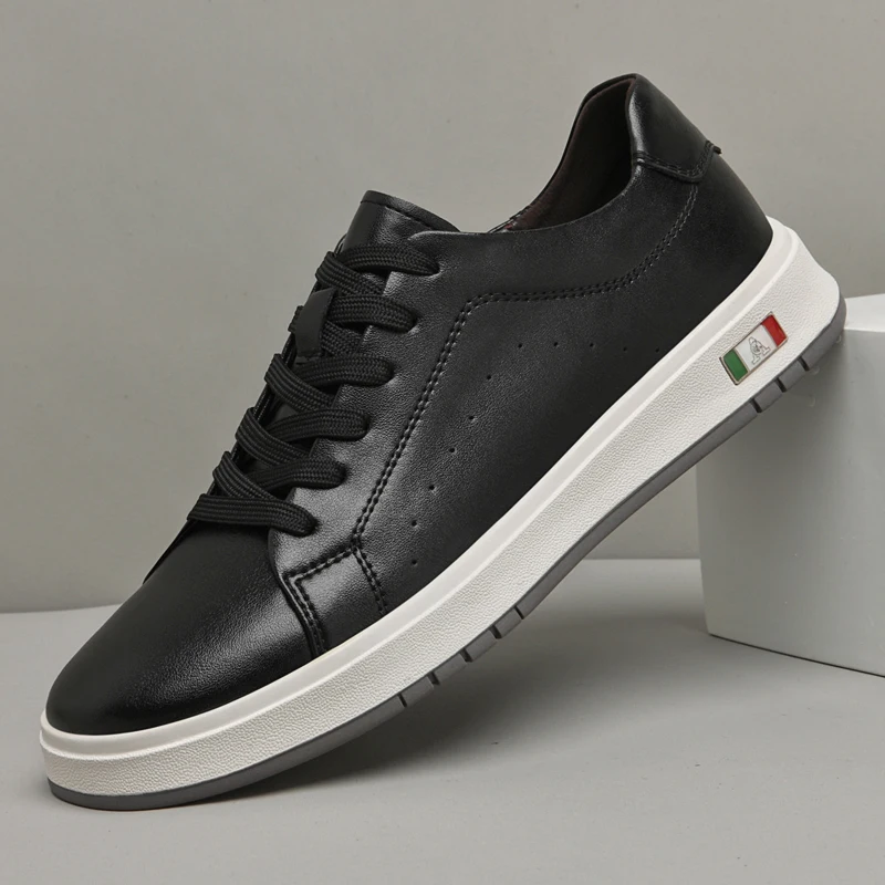 

Высококачественная брендовая мужская повседневная обувь из натуральной кожи, износостойкие оксфорды на толстой подошве, уличная нескользящая мужская походная обувь