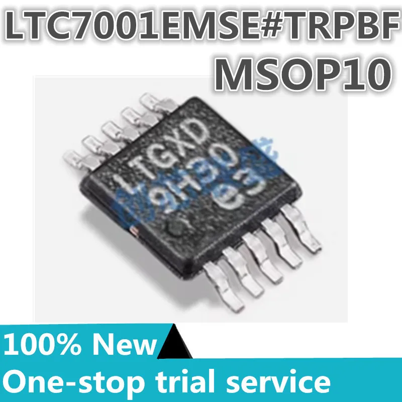 

2-50PCS %New original LTC7001EMSE#TRPBF LTC7001EMSE Gate driver chip LTGXD silk screen MSOP-10