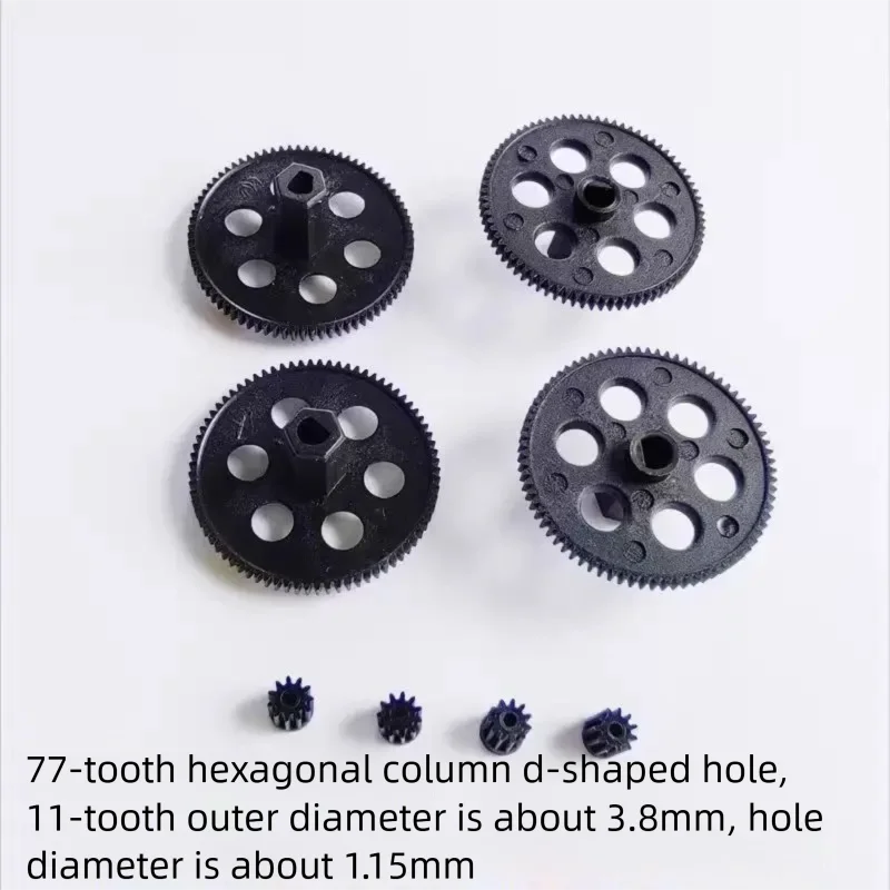 XS812 XS809S XS809 XS809HW Składany quadcopter, rozmiar, zestaw przekładni, VISUO XS812 XS809S XS809 XS809HW