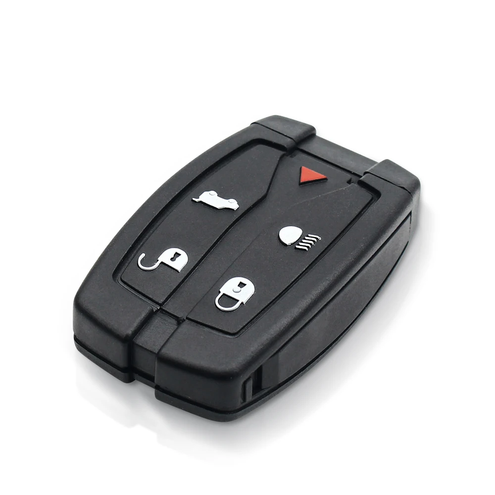 KEYYOU-carcasa de repuesto para llave inteligente, carcasa sin cortar, accesorios de coche, 5 botones, para Land Rover Freelander 2 Discovery Remote