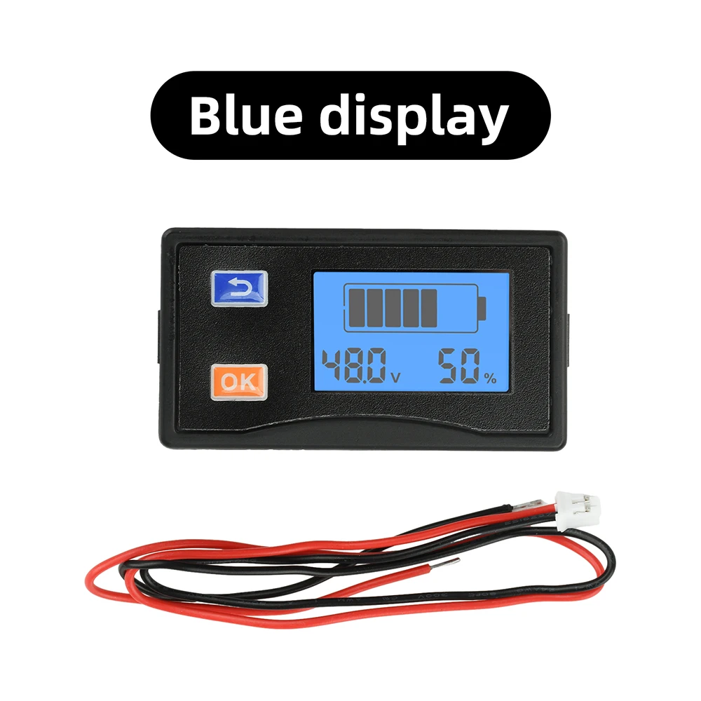 [QV61] DC 9-120V LCD Digitaler Spannungs- und Batteriestandsmesser Universeller Batteriestandsanzeiger für verschiedene Batterietypen – Detail 4