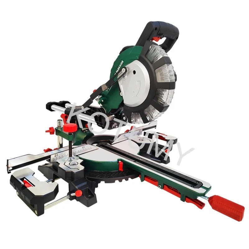 Cutting Saw Pull Rod Miter Saw High Precision Miter Saw Push-Pull Household Saw Woodworking Pull Rod Saw Aluminum Machine