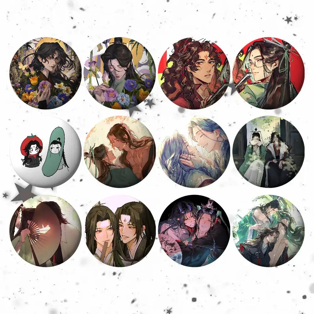 

The Scum Villain's Self-Saving System Brooches Stylish Ornament Pins Exquisite Round Badge Bag Accessories Jewelry Gifts