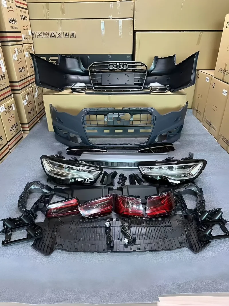 

Высокое качество, для модернизации старой модели AudiS A6L в новой модификации спортивной версии RS6, включая передние и задние бамперы.