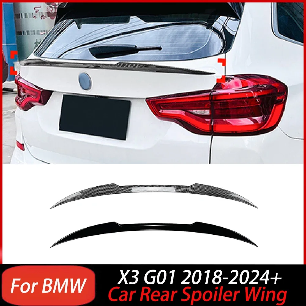 

For BMW X3 G01 2018 2019 2020 2021 2022 2023 2024 Car Rear Spoiler Wing Trunk Lid Tail Wing Splitter BodyKit Tuning Accessories