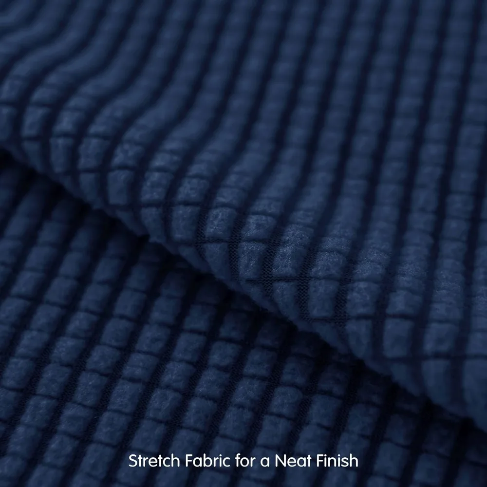 طقم أغطية أريكة قابلة للتمدد مكون من 7 قطع غطاء أريكة ومسند الظهر ووسادة حامية للأثاث للأرائك المحشوة #5