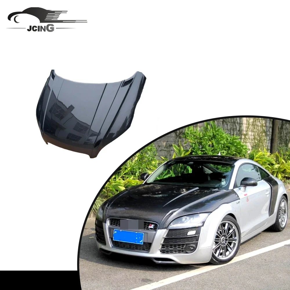 

For Audi TT 8J Hoods Real Carbon Fiber JC 8J Engine Hoods Bonnet