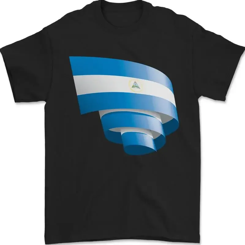 Krause Nicaragua Flagge Nicaraguanisches Tag Fußball Herren 100% T shirt