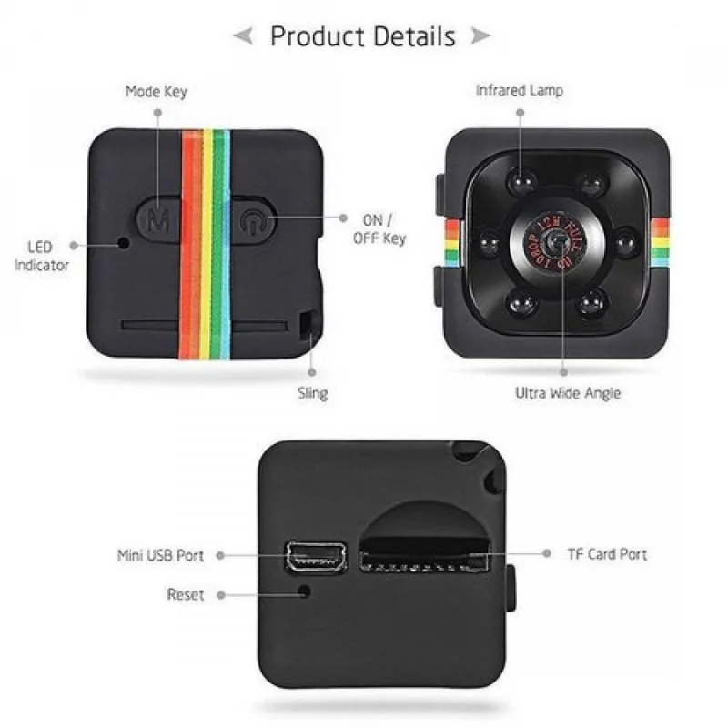 Mini fotocamera SQ11 originale 1080p HD Micro Camera 30 Frame Action videocamera sport DV Outdoor Gopro Night Vision Smart Home