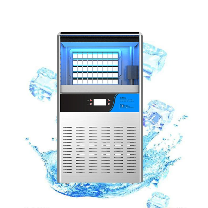 

Stainless Steel Ice Machine With 20kg Capacity Ideal For Restaurant Bars Home And Offices Include