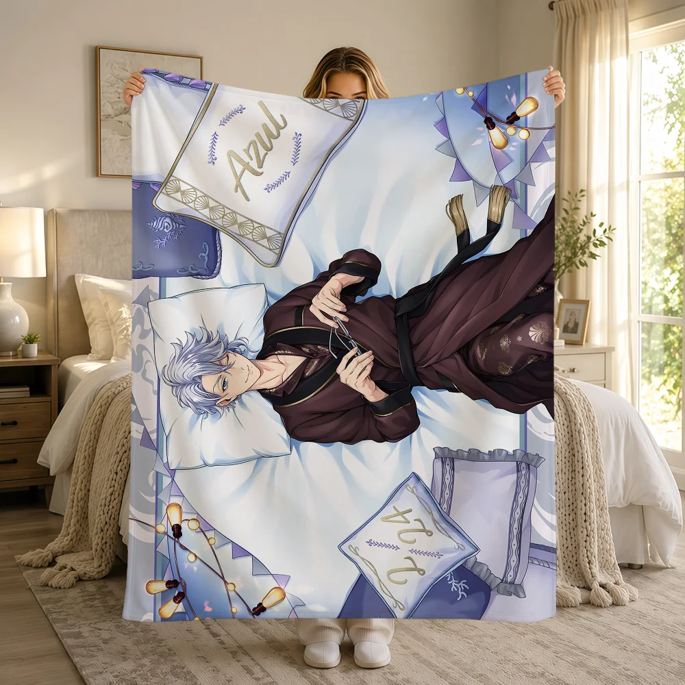 Card SSR T-Twisted Wonderland Ace Azul Cater Idia Warme Weiche Plüschdecke Sofa Wohnzimmer Nickerchen Zuhause Schlafzimmer Geschenk Flanell Hogar – Detail 13