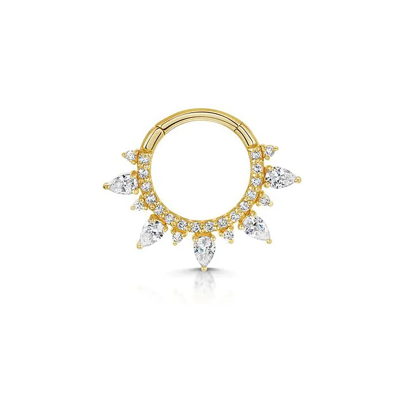 1pc Daith Piercing Hoop Ohrringe Frauen Trend Zirkon Helix Piercing Septum Tragus Körper Zubehör Winzige Knorpel Ohr Schmuck – Detail 8