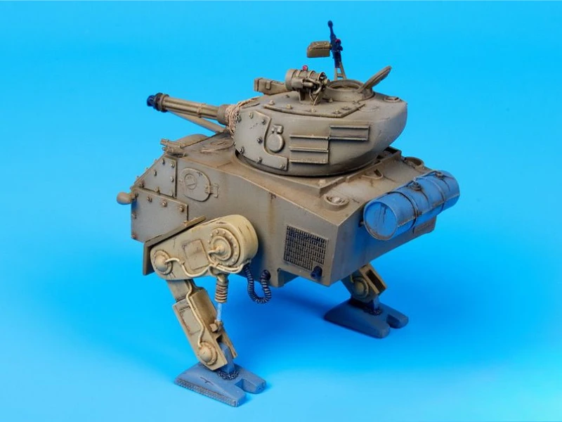 1/72 Scale DieCast Resin Model Assembled Kit Sci-fi XP-M4 Sherman Army Armor Unassembled Unpainted (No Instruction Manual)