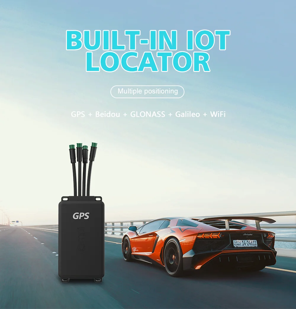 เครื่องติดตาม GPS สำหรับสกู๊ตเตอร์และจักรยานไฟฟ้า รุ่นใหม่ ปี 2022 ระบบระบุตำแหน่งแบบเรียลไทม์ 4G IOT พร้อมระบบป้องกันการสูญหาย ควบคุมด้วยเสียง