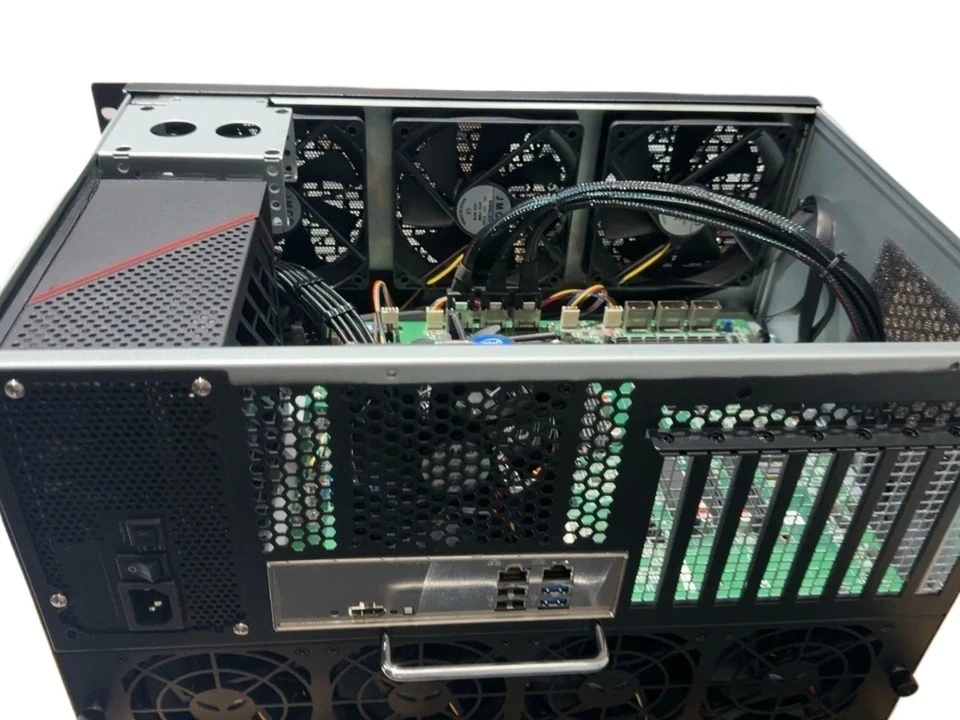12-Disk NAS chassis ATX main board ATX power supply 8 full-height slots Enterprise home AIO server chassis