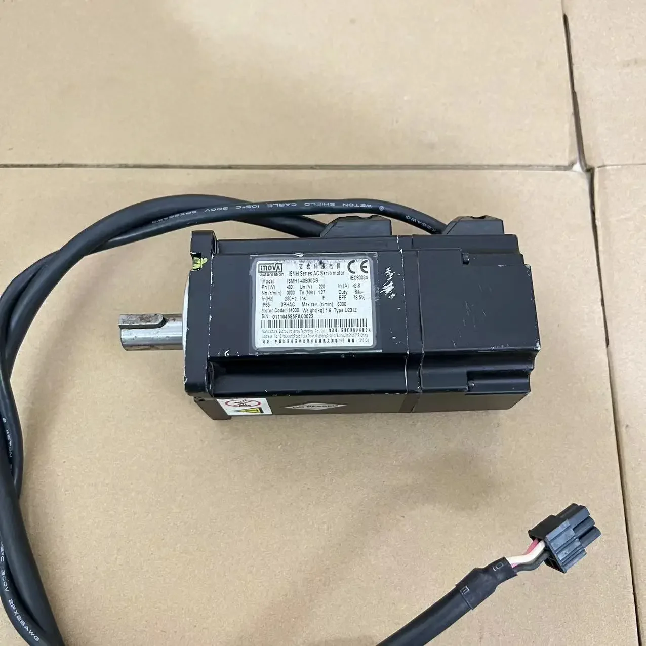 

Демонтаж серводвигателя ISMH1/ISMH4/MS1H1-20/40/75B30CB-U231Z/U234Z/