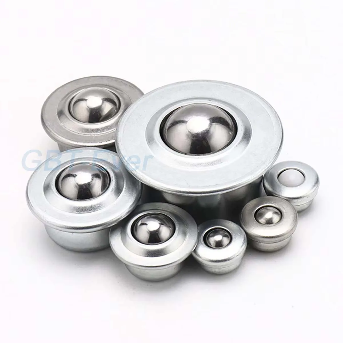 1Pcs CY-8/12/15/22/25/30H Universal Ball Roller Bearing Transfer Caster Round Bull Wheel Transmission Furniture System