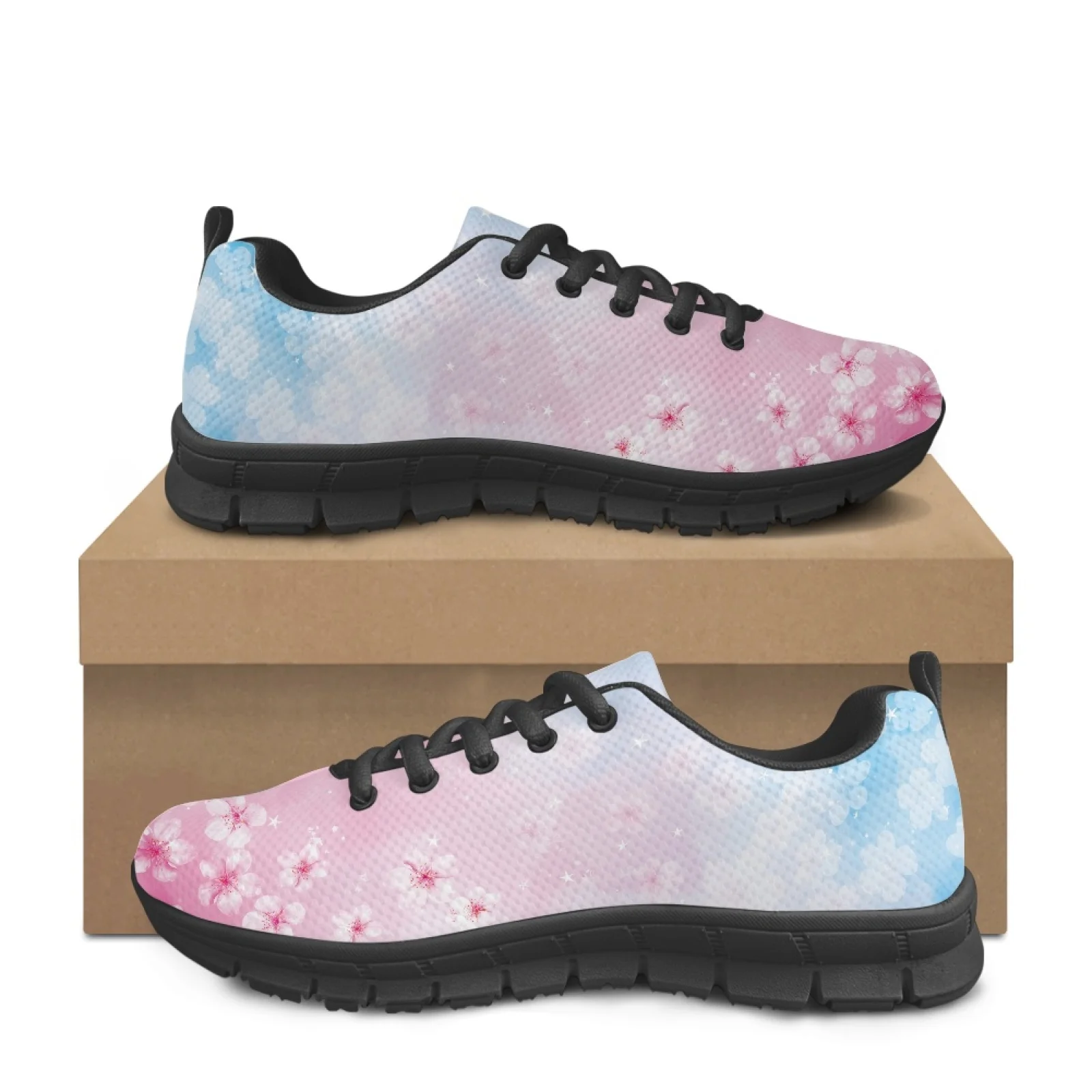 Coloranimal Sakura Men Cushioned Jogging Shoes for Long Standing Hospital Floor Durable Sports Shoe for Travel