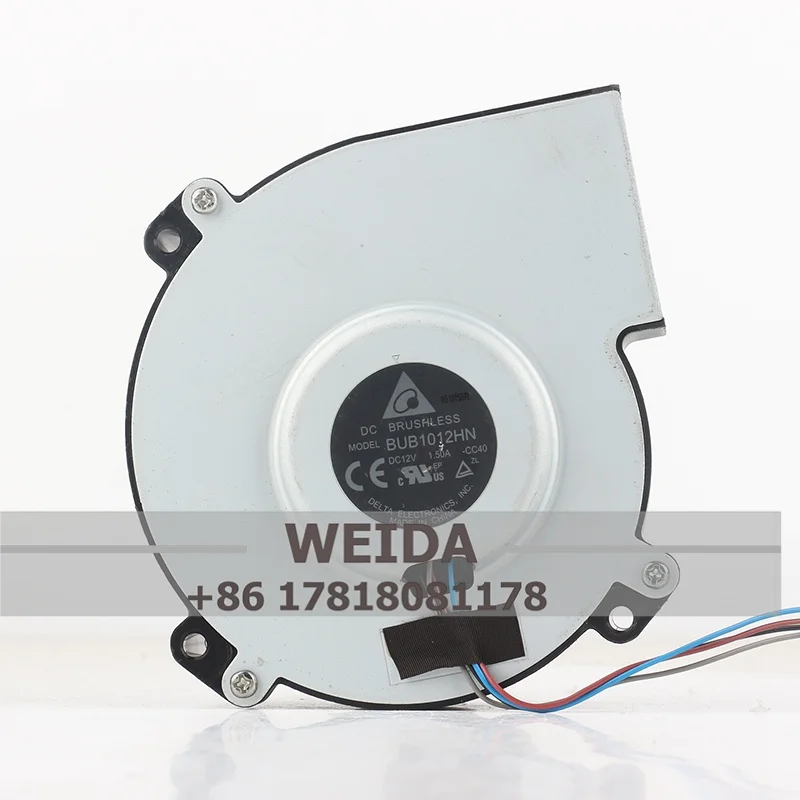 Original Delta BUB1012HN projection instrument blower DC12V 1.5A 10.5cm turbine 10.5*10*28MM cooling fan