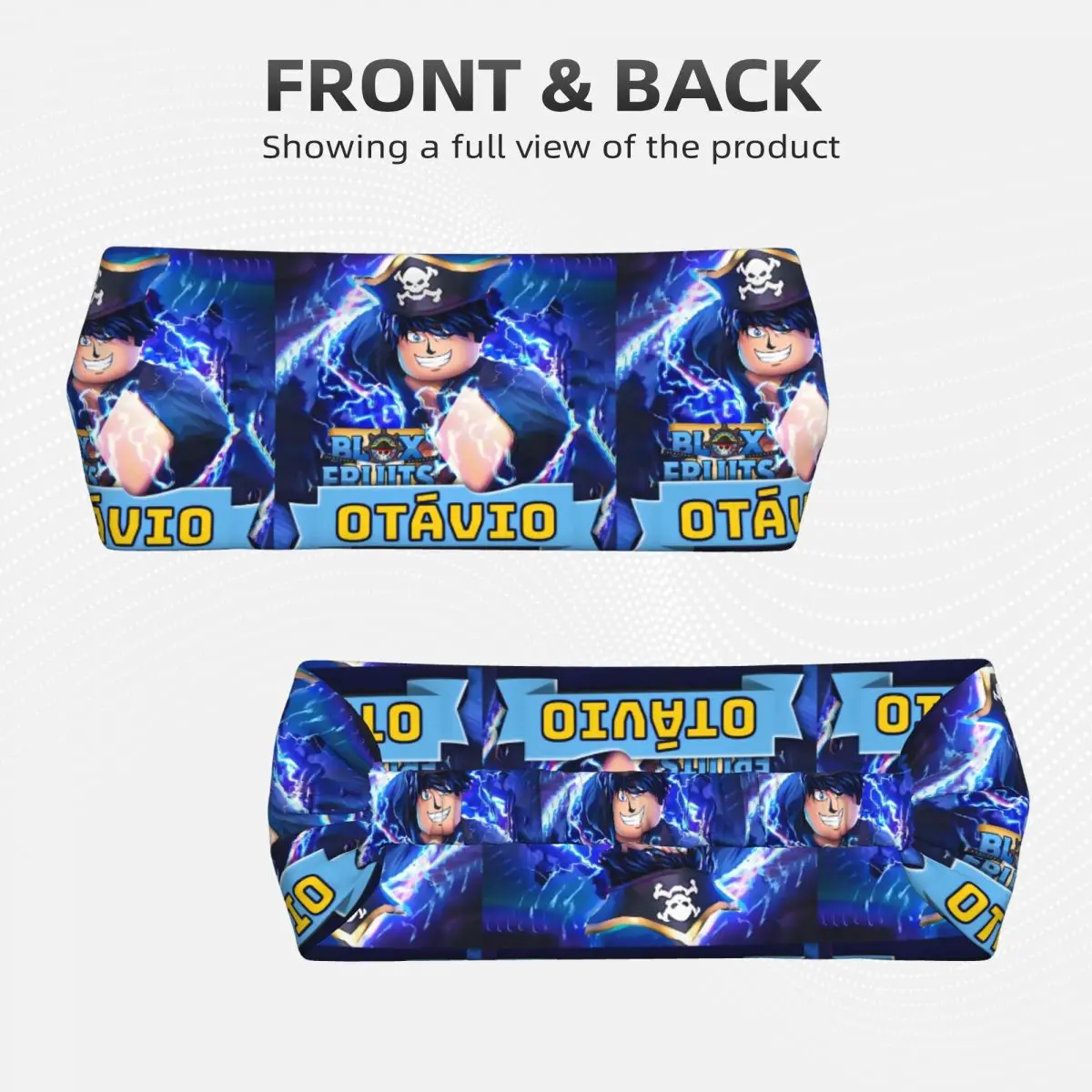 لعبة مخصصة Bloxs الفواكه أنيمي الكرتون الرياضة العصابة لكرة السلة التجفيف السريع عقال الرجال النساء