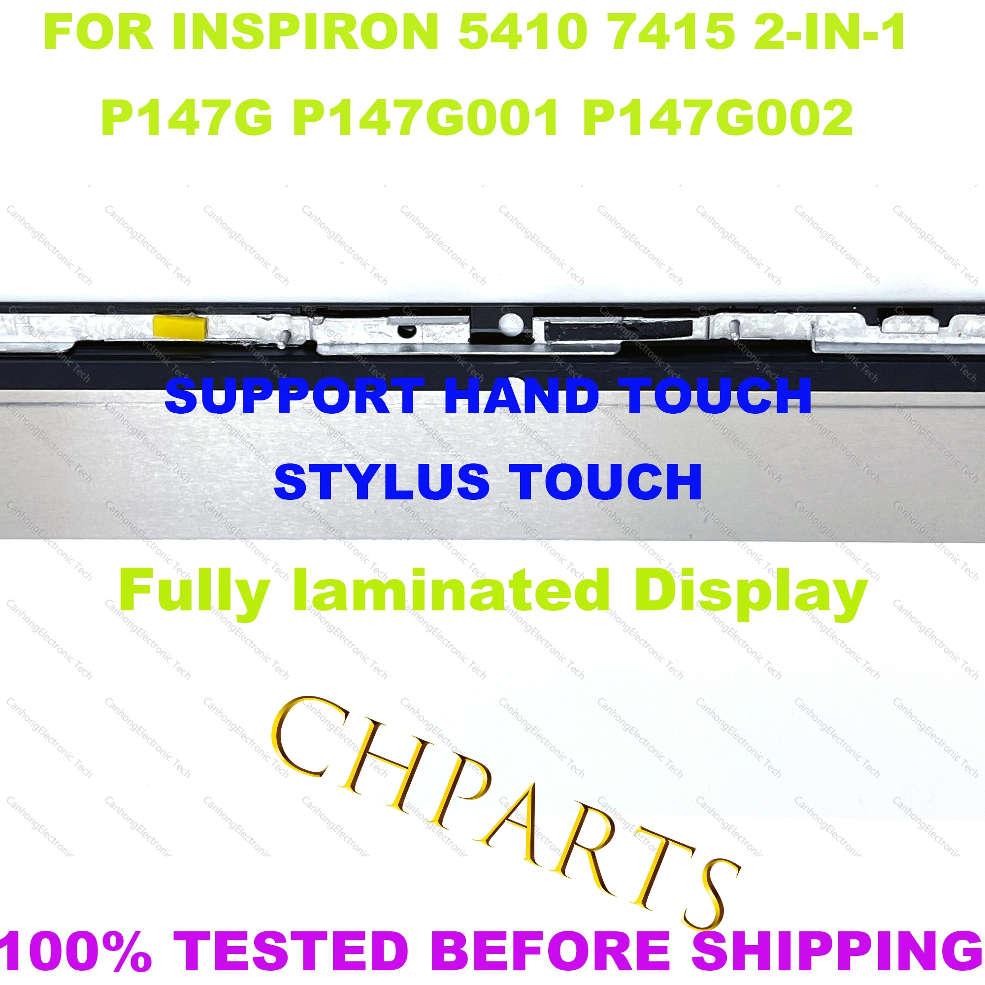 Imagem -05 - Lcd Touch Screen para Dell Painel de Montagem Display para Dell Inspiron 5410 7415 em P147g P147g001 P147g002 Substituição do Portátil Zb8217