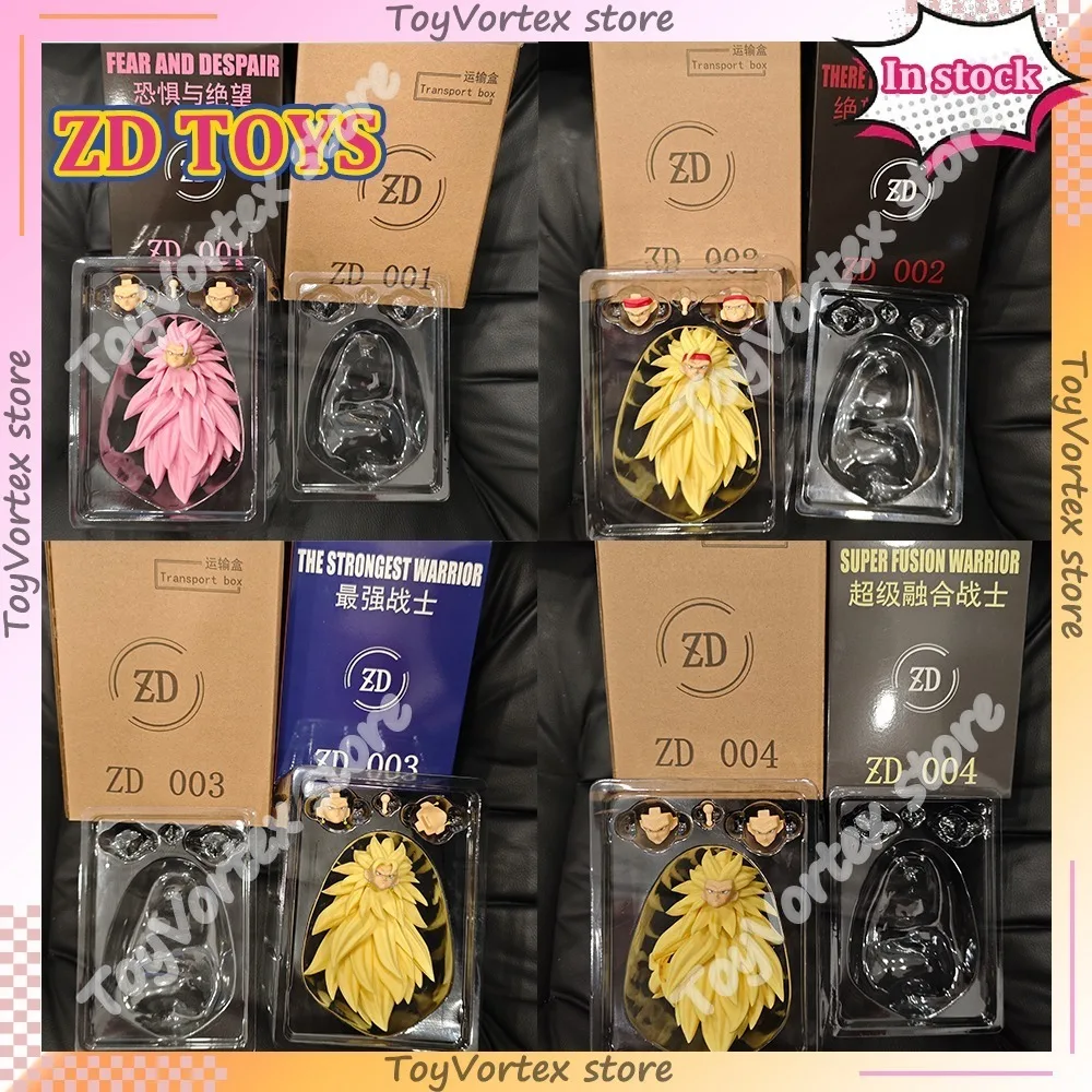 

In Stock ZD Toys Dragon Ball Super Saiya SSJ3 Vegito Gogeta Son Goku Zamasu Bardock Head Accessories Anime Action Figure Toy