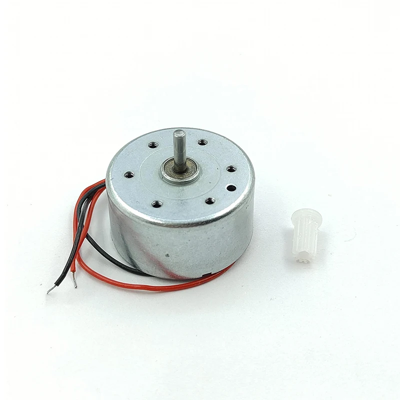 RF-300C 마이크로 300 모터 DC 3V 6V 9V 12V 7200RPM 미니 음소거 24mm 원형 스핀들 모터 2mm 샤프트 DIY 태양 광 취미 장난감 팬 모델