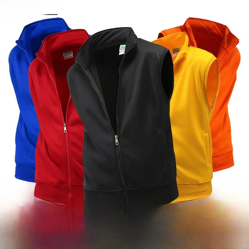 

Thiened Fce Workwear Vest Printed Gym Personal Trainer Vest Autumn Winter Logo Embroidery Special Wide Fit Office Wear