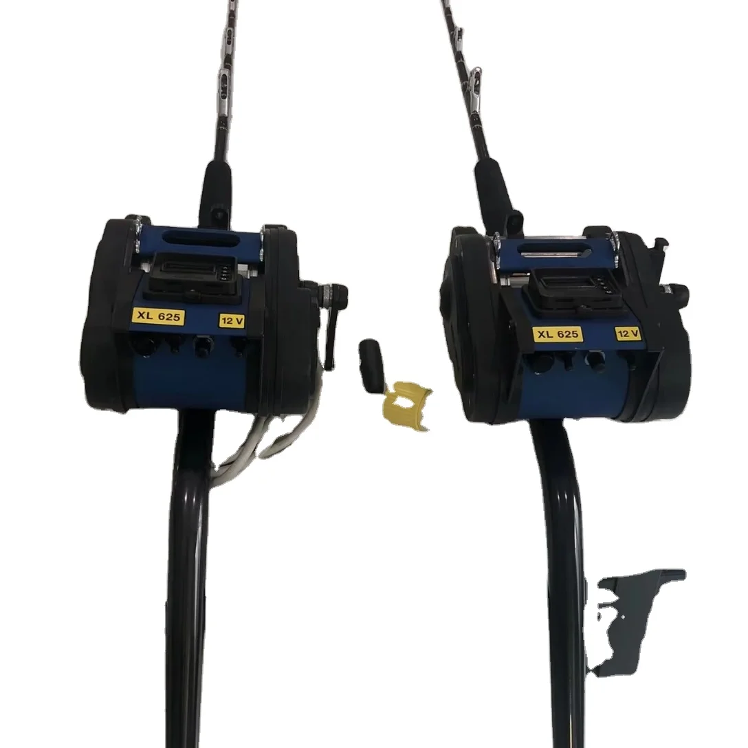 Quality XL 625 Levelwind Spinning Reel Right Hand 5.0:1 Gear Ratio Aluminum Alloy 12 Volt Variable Electric Fishing Gear