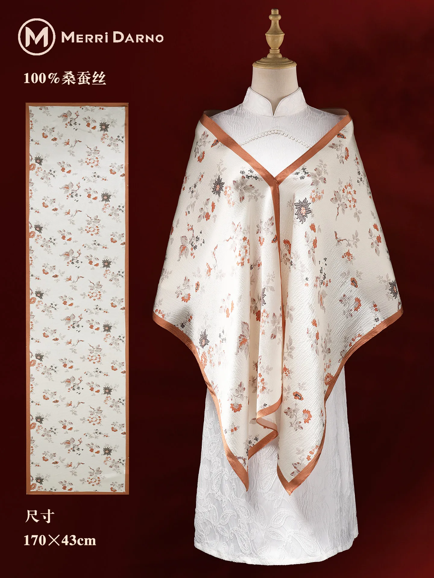 Selendang & Syal Sutra Mulberr - Gift Box Wrap Set ulasan dan harga