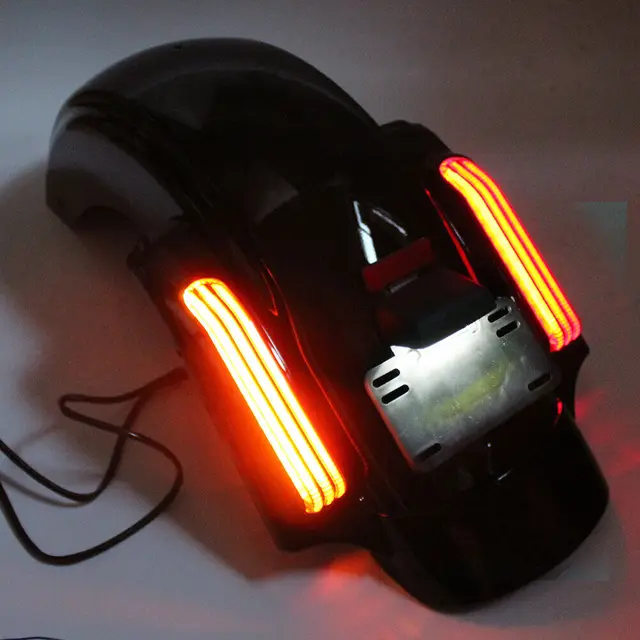 Motocyklowy zamiennik tylnego błotnika LED Fascia Brake Turn Tail Light dla Harley Touring CVO Street Electra Road Glide 2014-2023