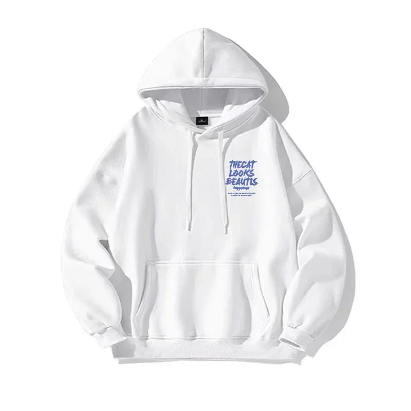 

2024 Leisure Street Clothing Hoodie Fashion Hoodie Men's Comfortable Fashion Hooded Sweatshirt Hip Hop Street Clothing Y2K Sweat