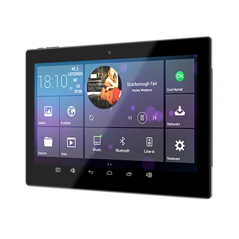 TFL جديد 10.1 بوصة الصناعية POE جدار جبل أندرويد اللوحي واي فاي شاشة تعمل باللمس أندرويد RJ45