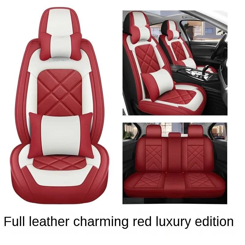 

WZBWZX Universal leather Car Seat Cover for CHANA all models CS35 Alsvin Benni CX20 CS75 CX30 CS15 CS95 CS55 car accessories