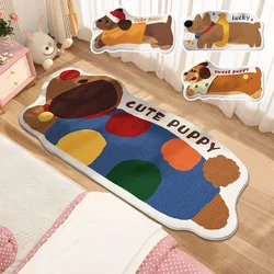Retro Carpet Cartoon Dog Shape Floor Mat Dachshund Floor Carpet Anti-slip Living Room Carpet Kitchen Floor Mat Entrance Doormat