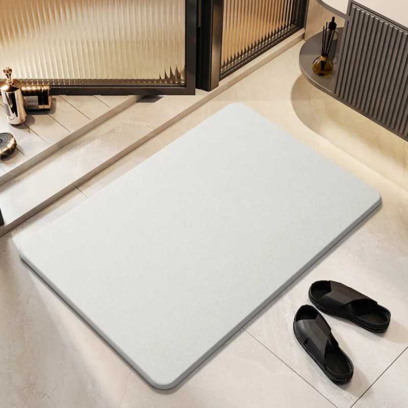 

30x40 см каменный коврик, быстросохнущий коврик для ванной, нескользящий коврик из диатомита, коврик для ванной комнаты с диатомовой землей, супер впитывающий коврик для ног, коврик для двери