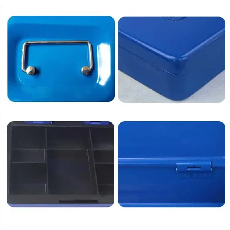 Caja de seguridad portátil para llaves, casillero para llaves, tienda segura para el hogar, caja de dinero segura de acero, caja de seguridad para efectivo, almacenamiento de monedas ocultas, joyería