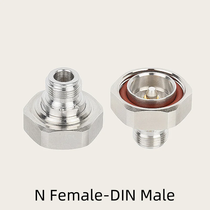 1pcs L29 DIN Female Jack to N Male plug & Female jack adapter RF Coaxial Connector Brass High Quality