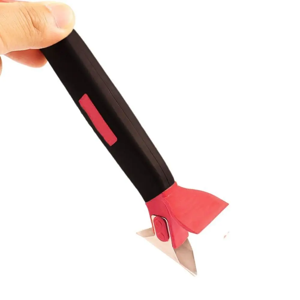 Cement Removal 3-in-1 Caulk Tool Ergonomics Grip Multi-function Glue Scraper Durable Stainless Steel Spureboard Window