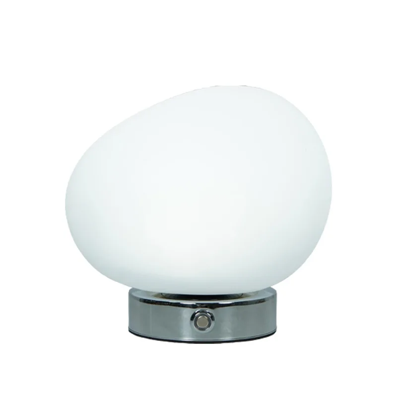 

Creative acrylic table lamp, bedroom decorative goose egg table lamp